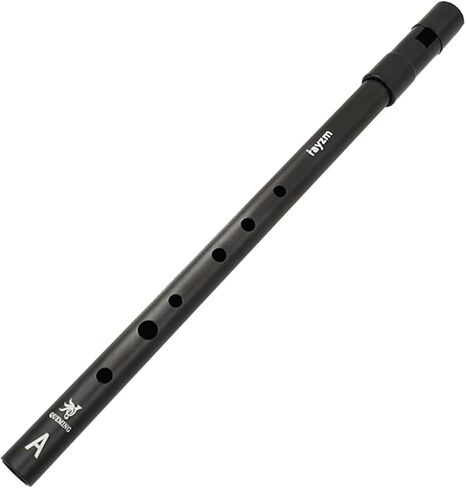rayzm Tin Whistle/Irish Whistle, Alto Metal Whistle Key of A, 6-Hole Aluminum Penny Whistle for Beginners, Stable Tone, Durable Build, Traditional Folk Flute in Kuwait