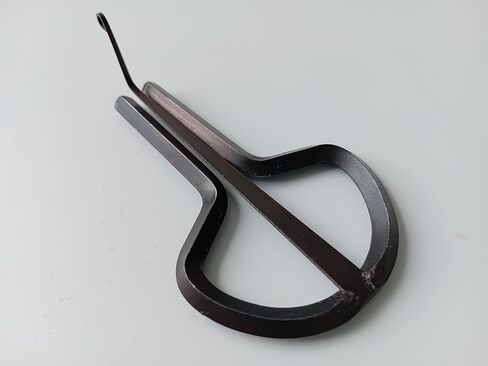 قيثارة الفك - فطر، كبير، فولاذي، أسود، متوسط ​​اللون. فئة المبتدئين، 77 ملم (3 بوصات) in Kuwait