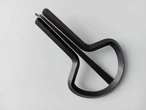 قيثارة الفك - فطر، كبير، فولاذي، أسود، متوسط ​​اللون. فئة المبتدئين، 77 ملم (3 بوصات) in Kuwait