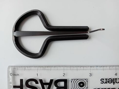 قيثارة الفك - فطر، كبير، فولاذي، أسود، متوسط ​​اللون. فئة المبتدئين، 77 ملم (3 بوصات) in Kuwait