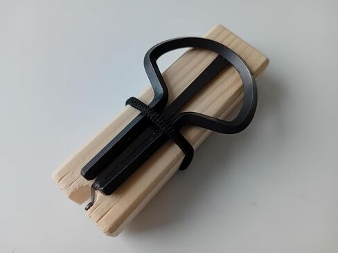 قيثارة الفك - فطر، كبير، فولاذي، أسود، متوسط ​​اللون. فئة المبتدئين، 77 ملم (3 بوصات) in Kuwait