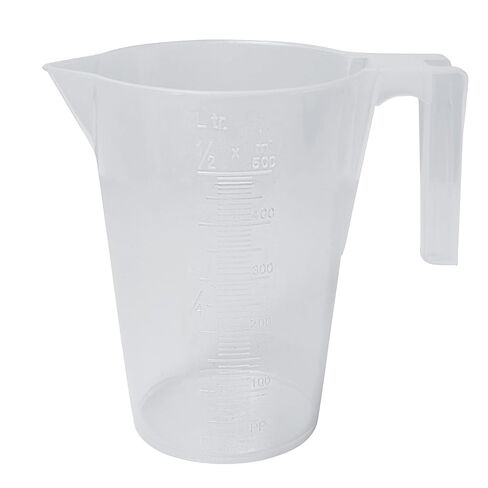 SP Bel-Art Tall Form 1000ml Polypropylene Graduated Pitcher, 10ml, Chemical-Resistant Measure Pitcher, Heat-Resistant to 121°C, Durable Shatterproof Design for Lab, Kitchen, and Industrial Use in Saudi Arabia