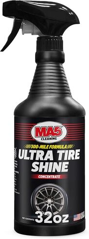 MA5X Ultra Tire Shine | Wet-Look Car Tire Shine Spray & Protectant | Tire Black Finish, No-Sling Formula, Professional Concentrated Shine | Gallon Refill | Pack of 1 in Kuwait
