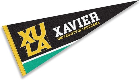 Xavier Louisiana Gold Rush Wordmark Pennant Flag in Saudi Arabia