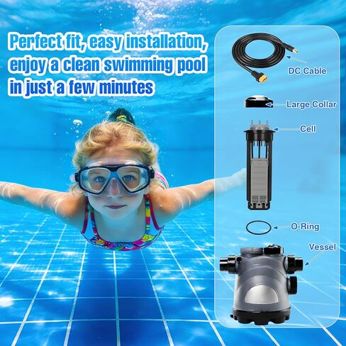 مجموعة خلايا R0503000 مع حلقة O، متوافقة مع Zodiac Nature 2 Fusion Soft FSOFT1400، استبدال مجموعة خلايا R0503000 ذاتية التنظيف الذكية، لحمامات السباحة حتى 45000 جالون in Kuwait