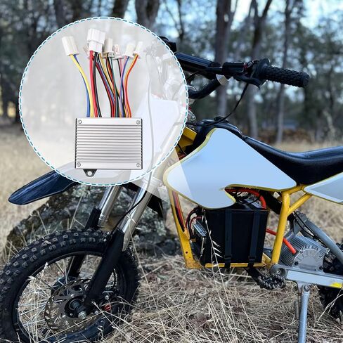 استبدال وحدة التحكم MX500 متوافق مع MX500 MX650 SX500 McGrath Dirt Bike، وحدة تحكم 36 فولت مع وصلة غاز 6 أسلاك للمحرك الكهربائي، سكوتر E-Bike Metro in Kuwait