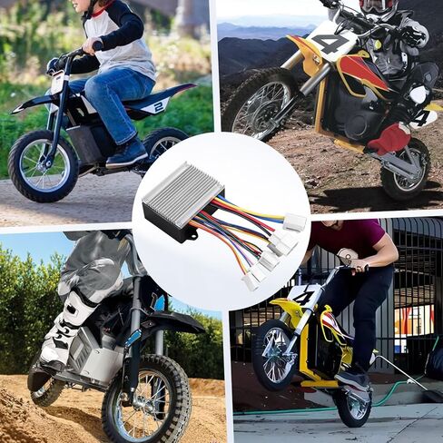 استبدال وحدة التحكم MX500 متوافق مع MX500 MX650 SX500 McGrath Dirt Bike، وحدة تحكم 36 فولت مع وصلة غاز 6 أسلاك للمحرك الكهربائي، سكوتر E-Bike Metro in Kuwait