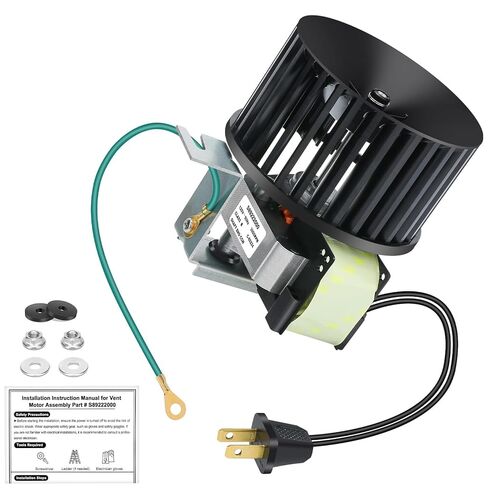 مجموعة محرك بديل لتدفق الهواء العالي S89222000 - ترقية هادئة للغاية لمراوح عادم الحمام 9417، 9417D، 9417DN، VH9417، VH9417D، 9427، 9427N، 9427P، VH9427، VH9427P in Kuwait