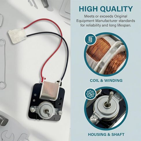 WR60X10238 Condenser Fan Motor Compatible with Refrigerators 1266154 PS1766249 in Saudi Arabia