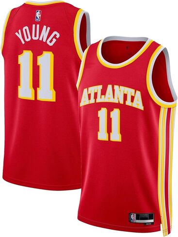 تراي يونج اتلانتا هوكس NBA Boys Youth 8-20 Red Icon Edition Swingman Jersey in Saudi Arabia