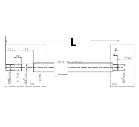 طقم الدليل الخطي R16/R20 + 3 براغي كروية SFU1605 + BK/BF12 + مبيت الصامولة + قارنة التوصيل + R Block SBRUU(300 600 1000 SBR16) in Kuwait