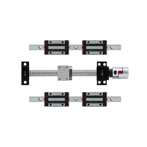 حواجز توجيه خطية مربعة معيارية (مجموعتان من حواجز الشرائح HGR20 + HGH20CA) + براغي كروية SFU1605 مع تصنيع طرفي BK12/BF12 + مقعد صامولة + اقتران (HR20-800 1605-800) in Kuwait