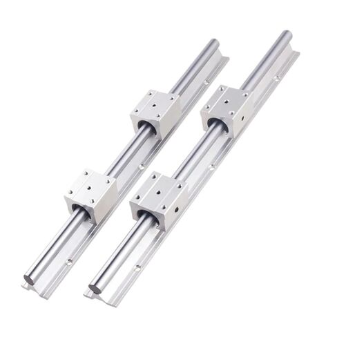 مجموعة R20 للأدلة الخطية مقاس 200-500 مم، مع 4 كتل محمل R20UU. (500 مم) in Kuwait