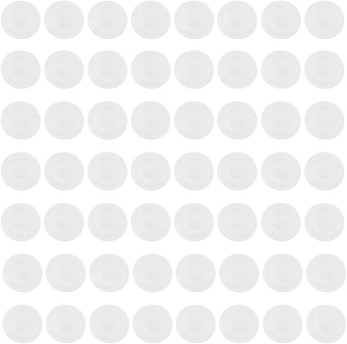 Holibanna 100Pcs Self Adhesive Clear Bumper Pads for Furniture Cabinet Door Bumpers Transparent Noise Dampening Pads for Cupboards and Toilet Seats Durable and Easy in Saudi Arabia