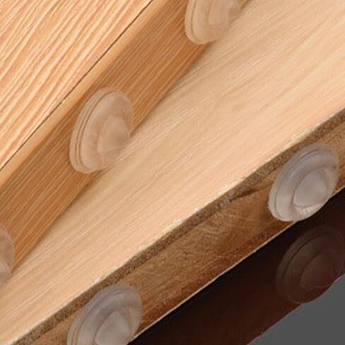 Holibanna 100Pcs Self Adhesive Clear Bumper Pads for Furniture Cabinet Door Bumpers Transparent Noise Dampening Pads for Cupboards and Toilet Seats Durable and Easy in Saudi Arabia