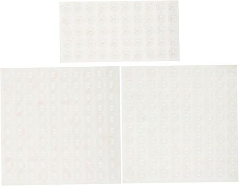 Vaguelly 250pcs Self-Adhesive Silicone Bumper Pads Sound Dampening Buffer Pads Non-Slip Floor Protectors for Furniture Suitable for Home and Office Use in Saudi Arabia