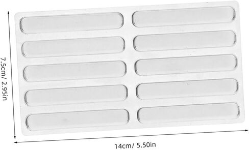 SUPVOX 20pcs Silicone Bumper Strip Cabinet Door Bumpers Wall Corner Protectors Slip Glass Pads for Table Corners Soundproof Cabinet Pads in Saudi Arabia