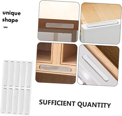 SUPVOX 20pcs Silicone Bumper Strip Cabinet Door Bumpers Wall Corner Protectors Slip Glass Pads for Table Corners Soundproof Cabinet Pads in Saudi Arabia