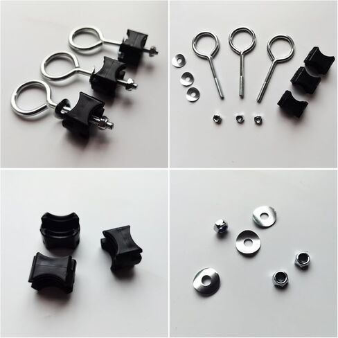10 Pack Trampoline Screws and Bolts Replacement Trampoline Poles Mount Screw for Kids Trampoline Leg Feet Connection Mini Trampoline with Safety Enclosure Mini Fitness Rebounder Trampolines in Saudi Arabia