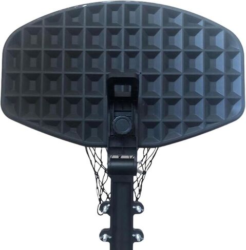 Trampoline Basketball Hoop Fits 25mm-32mm Straight and Curved Pole Universal Accessories Easy to Install Attachment with Basketball and PumpYellow, in Saudi Arabia