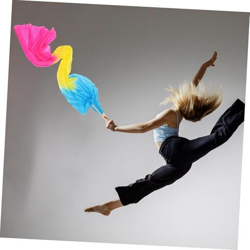 Vaguelly Dancing Fan Lightweight Long Fan for Tap and Accessory for Dance Classes and Competitions Enhances Rhythm and Visual Appeal in Saudi Arabia