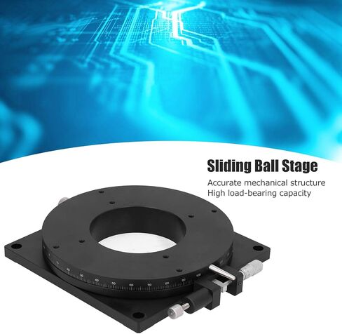 دليل الخطي انزلاق الجدول غرامة لحن منصة دوارة الكرة المرحلة سبائك الألومنيوم قطرها 200 مللي متر لحركة المعدات in Kuwait