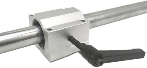 1pcs Linear Optical Axis Bearing Locking Positioning Slider with Handle for Linear Guide SCS10 12 16 20 25 30 40 50UU(SCS10UU) in Saudi Arabia