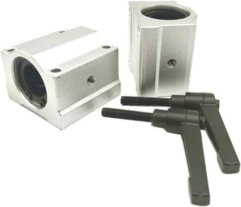 1pcs Linear Optical Axis Bearing Locking Positioning Slider with Handle for Linear Guide SCS10 12 16 20 25 30 40 50UU(SCS10UU) in Saudi Arabia