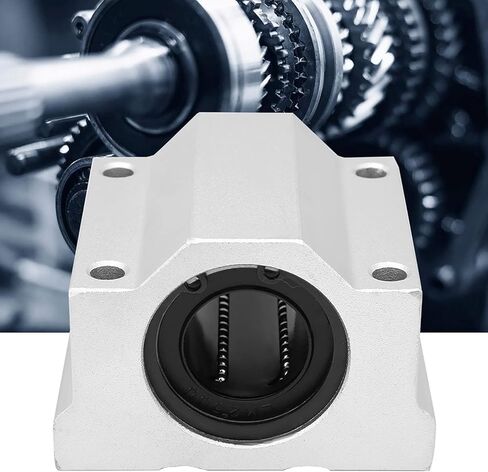 SC25UU 25mm Aluminum Linear Motion Ball Bearing Slide Block, High Precision CNC Linear Unit, Strong Load Bearing, Oil Lubricated, for High Speed Equipment in Kuwait