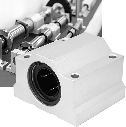 SC25UU 25mm Aluminum Linear Motion Ball Bearing Slide Block, High Precision CNC Linear Unit, Strong Load Bearing, Oil Lubricated, for High Speed Equipment in Kuwait