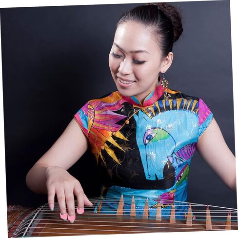Kisangel 8pcs Silicone Guzheng Nail Protectors Medium Breathable Finger Covers for Beginners and Professionals Comfortable Guzheng Playing in Saudi Arabia