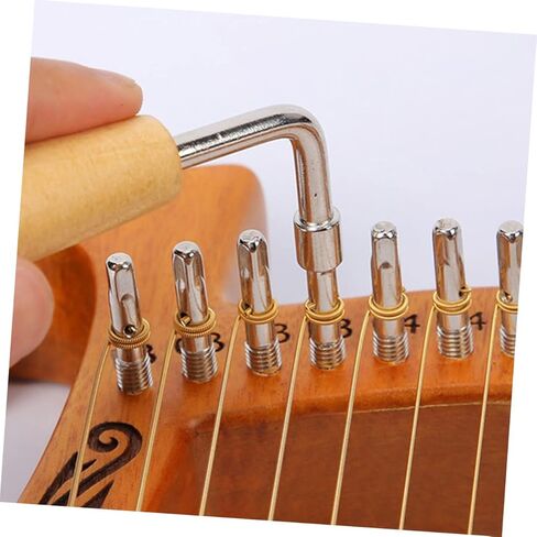 Holibanna Lyre String Nail Wrench Kit Lyre Metal Strings Professional Tuning Tool in Saudi Arabia