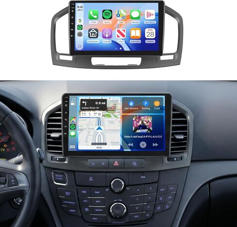 4G+64G Android 13 Radio for Buick Regal 2009-2013 Opel Insignia 2008-2013 Car Stereo Wireless Carplay Android Auto,5.0Bluetooth 32EQ,9'' 1280x720P IPS Touch Screen,FM/RDS GPS WiFi HD Backup Camera in Kuwait