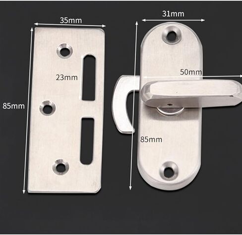 أقفال الأبواب والمزالج، قفل الباب من الفولاذ المقاوم للصدأ، سطح مصقول، ملحقات ديكور المنزل، أدوات احتياطية للمنزل، غرفة النوم، باب المرآب، الحديقة، الحمام in Kuwait