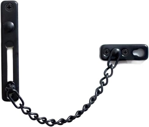 قفل سلسلة قفل الباب، سلسلة أمان من الفولاذ المقاوم للصدأ مع قفل ضغط زنبركي مضاد للسرقة، مزلاج باب مصقول ثقيل مع برغي in Kuwait