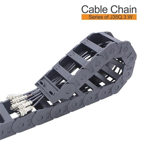 1-Meter Cable Drag Chain Series of J35Q.3.W Connection -Bridge Type Exterior Opening(150mm) in Saudi Arabia
