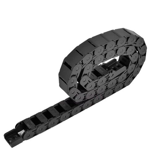 Semi-Enclosed Cable Drag Chain Energy Chain 15mmx40mm Electronic Devices Black 1M(15x40 mm) in Saudi Arabia