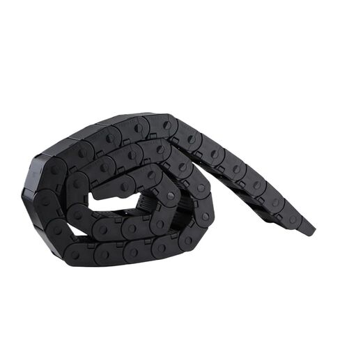 Cable Chain Semi-Enclosed Interior Opening 18x18 18x25 18x37 18x50 Drag Plastic Towline Transmission(48mm,18x25 mm) in Saudi Arabia