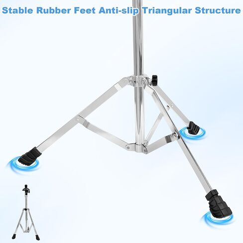 Retractable Trombone Stand with Height Adjustment, Triangular Stable for Standard Sized Trombone (Silver) in Kuwait