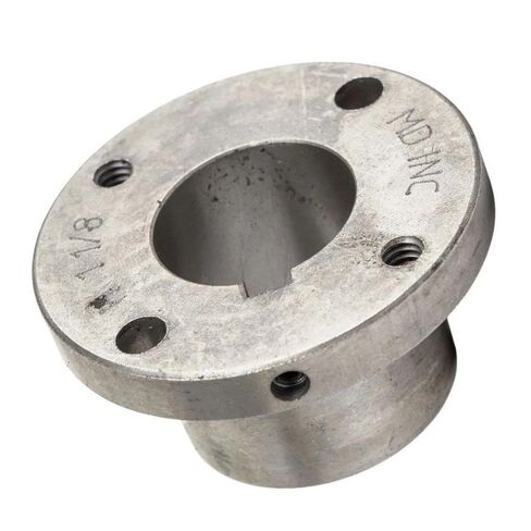 BK52H/H-1-1/8 Cast Iron 5" Single Groove Pulley Belt B Section 5L w/ 1-1/8" Sheave Bushing - for Masterdrive Compressor Pulley Replacement - Heavy Duty Industrial Pulley - Gray Solid Steel Bushing in Saudi Arabia