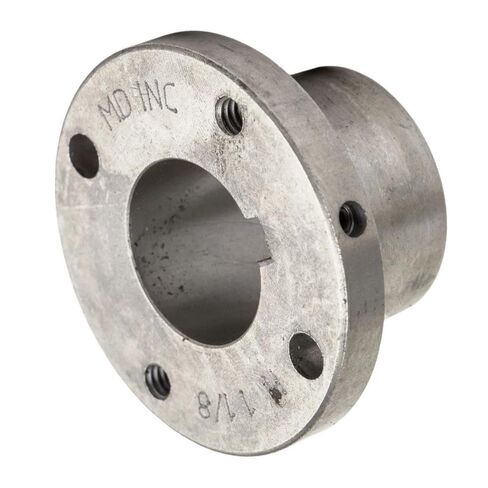 BK52H/H-1-1/8 Cast Iron 5" Single Groove Pulley Belt B Section 5L w/ 1-1/8" Sheave Bushing - for Masterdrive Compressor Pulley Replacement - Heavy Duty Industrial Pulley - Gray Solid Steel Bushing in Saudi Arabia