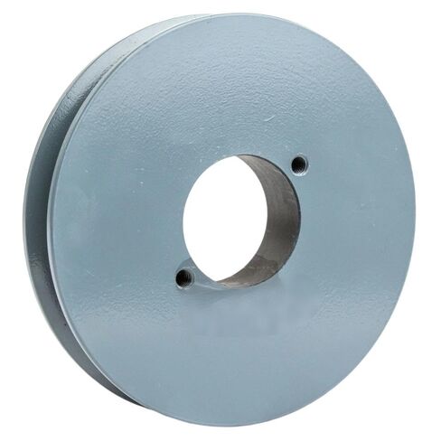 BK52H/H-5/8 Cast Iron 5" Single Groove Pulley Belt B Section 5L w/ 5/8" Sheave Bushing - for Masterdrive Compressor Pulley Replacement- Cast Iron Single Groove Sheave Pulley- Gray Solid Steel Bushing in Saudi Arabia