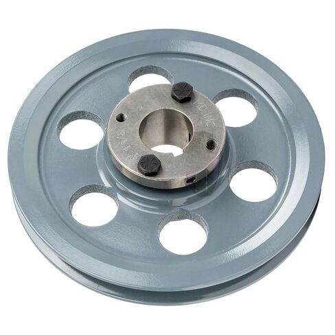AK69H/H1-1/8 Cast Iron 6.75" Single Groove Pulley Belt A Section 4L and 1-1/8" Sheave Bushing - for Masterdrive Mechanical Power Transmission Replacement - Heavy Duty Industrial Pulley - Gray in Saudi Arabia