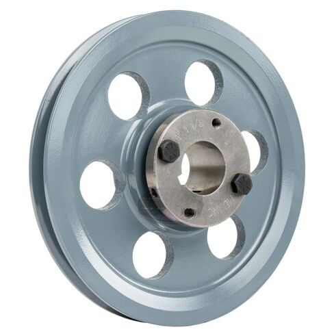 AK69H/H1-1/8 Cast Iron 6.75" Single Groove Pulley Belt A Section 4L and 1-1/8" Sheave Bushing - for Masterdrive Mechanical Power Transmission Replacement - Heavy Duty Industrial Pulley - Gray in Saudi Arabia