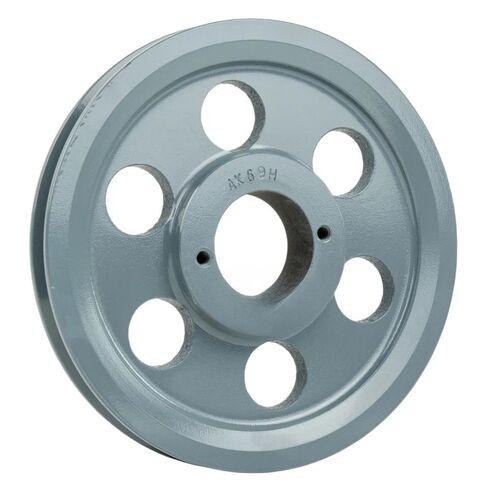 AK69H/H1-1/8 Cast Iron 6.75" Single Groove Pulley Belt A Section 4L and 1-1/8" Sheave Bushing - for Masterdrive Mechanical Power Transmission Replacement - Heavy Duty Industrial Pulley - Gray in Saudi Arabia