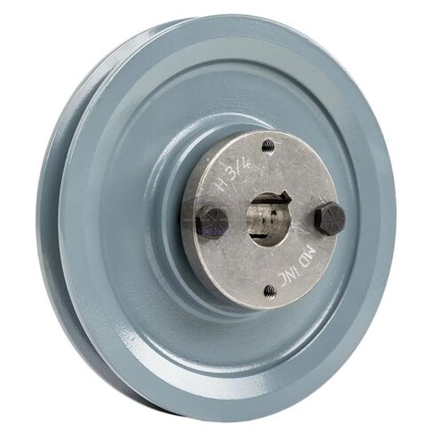 BK52H/H-3/4 Cast Iron 5" Single Groove Pulley Belt B Section 5L w/ 3/4" Sheave Bushing - for Masterdrive Mechanical Power Transmission Pulley Replacement - Heavy Duty Industrial Pulley - Gray in Saudi Arabia
