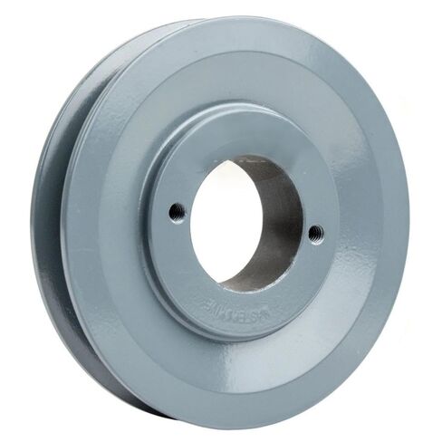 BK52H/H-3/4 Cast Iron 5" Single Groove Pulley Belt B Section 5L w/ 3/4" Sheave Bushing - for Masterdrive Mechanical Power Transmission Pulley Replacement - Heavy Duty Industrial Pulley - Gray in Saudi Arabia