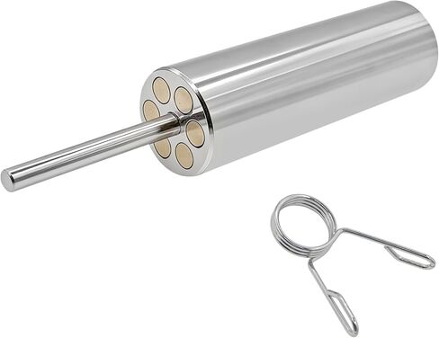 Heavy-Duty Weight Stack Pin Extender for Home Gym & Commercial Cable Machines, High-Strength Steel with Spring Clip Collar, 133LBS Max Load, Fits 2" Olympic Weight Plates in Kuwait