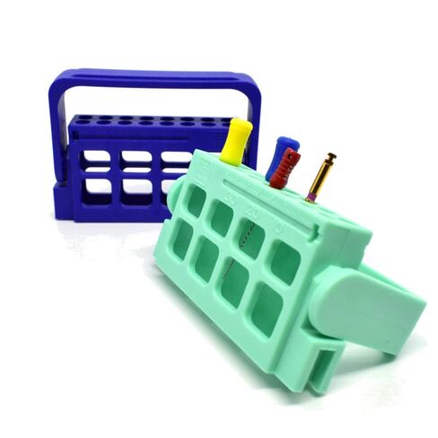 2 PCS Dental Endo Root Canal File Holder 16 holes For Dental Files Drills Film Dentist Instruments in Saudi Arabia
