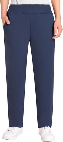 Weintee Women's Petite Pull On Stretch Pants for Yoga Travel Work Dress Casual in Saudi Arabia